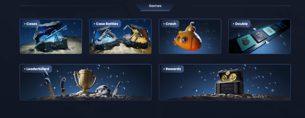 Plunder.gg Spielmodi – Cases, Case Battles, Crash, Double, Bestenliste und Belohnungen