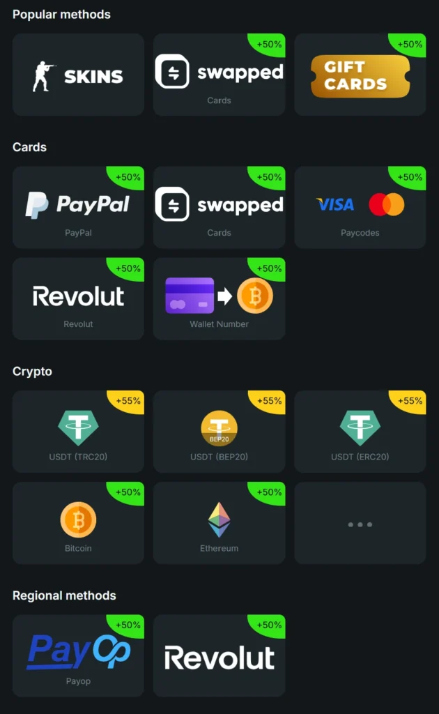 CSGOFast Einzahlungsmethoden – Sichere Zahlungsoptionen für CSGO Glücksspiel